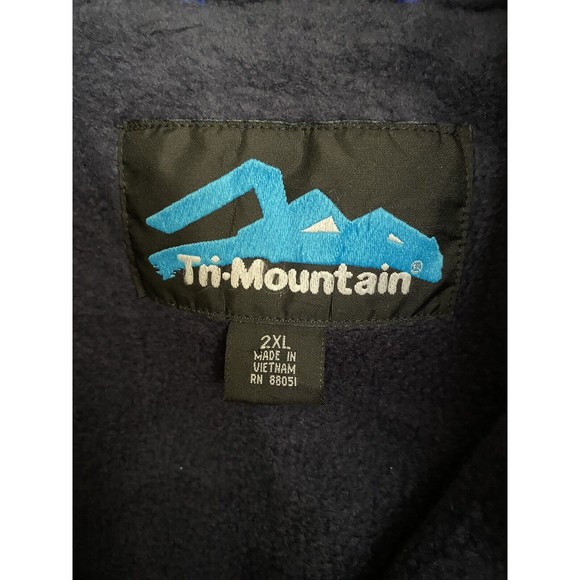 Vintage White Castle Nylon Jacket Size 2XL Made In Vietnam Blue Jacket - Picture 7 of 7